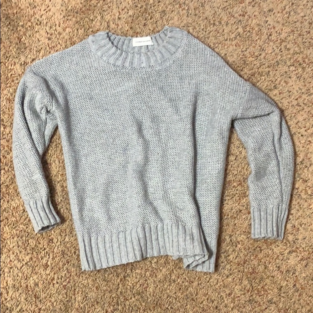 Goodnight macaroon lace up sweater